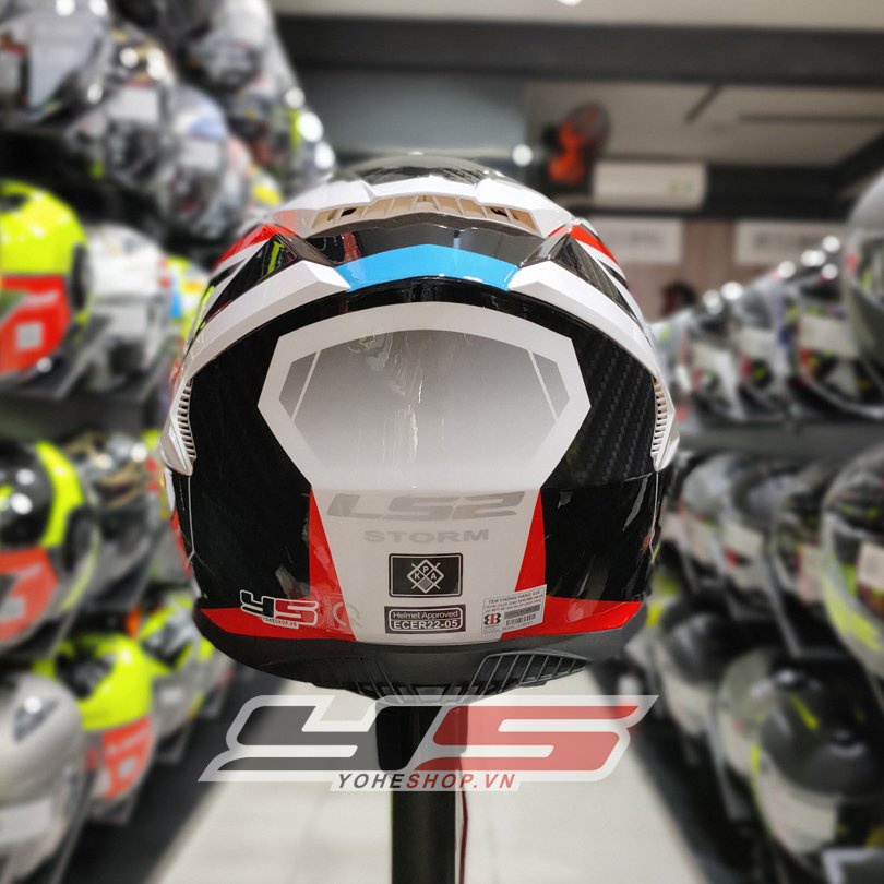 MŨ BẢO HIỂM LS2 FF800 RACER - FULLFACE 2 KÍNH - Tặng kèm Pinlock 750k