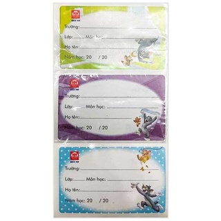 Nhãn vở tom & jerry hồng hà 3470