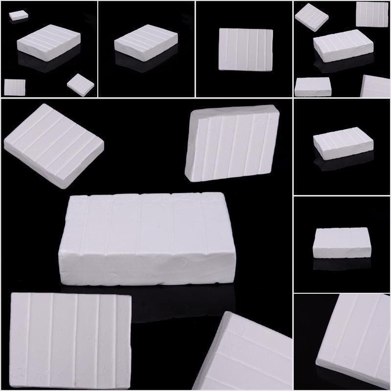 Khối đất sét polymer 250g màu trắng tiện dụng