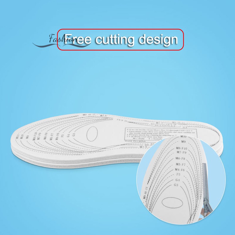 Cặp 2 miếng đệm lót giày dạng xốp giảm đau chân hiệu quả