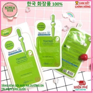 Mặt nạ mediheal collagen✨ Mặt nạ tinh chất tràm trà ngăn ngừa mụn Mediheal Teatree Care Solution Essential Mask 24ml
