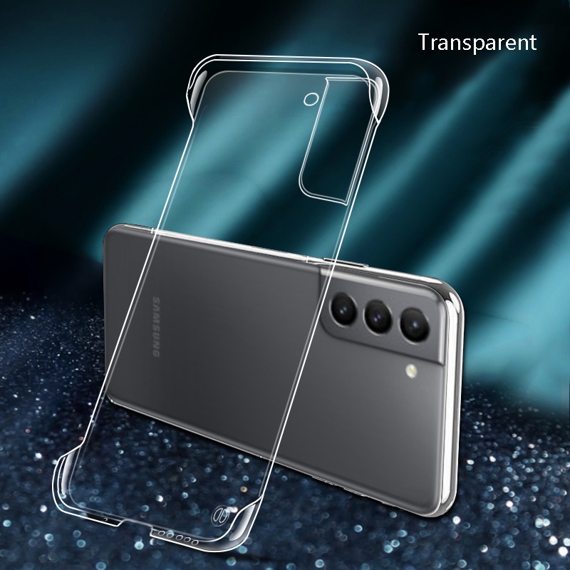 Ốp Điện Thoại PC Cứng Trong Suốt Không Viền Cho Samsung S22 S21 fe S20 S10 Plus Note 10 20 Ultra
