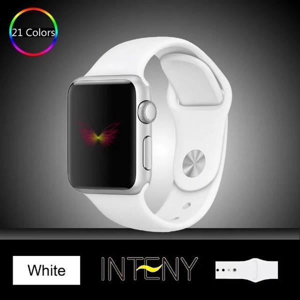 Dây Đeo Silicone Mềm Cho Đồng Hồ Thông Minh Iwatch 38/40/42/44mm Apple Watch Series 1 2 3 4