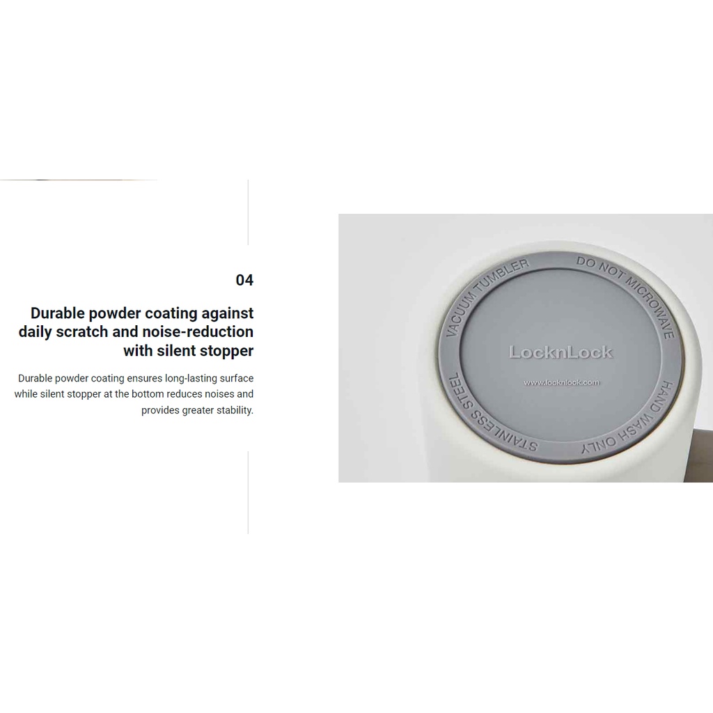 LOCK &amp; LOCK Cốc Uống Nước Bằng Thép Không Gỉ 473ml LHC4247 (Có Khóa)