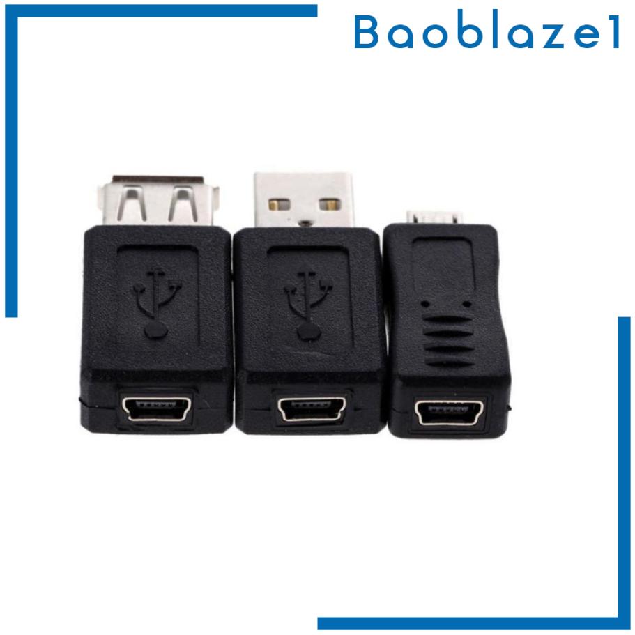 Set 12 Bộ Chuyển Đổi Otg Usb 2.0 A Male Sang Female Micro-B