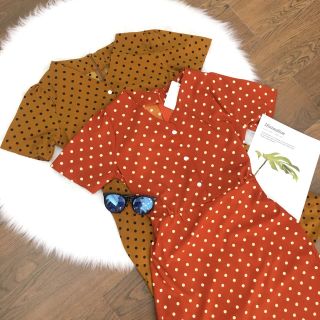 Đầm chấm bi cổ tròn có buộc eo có 3 màu (ảnh thật shop chụp)