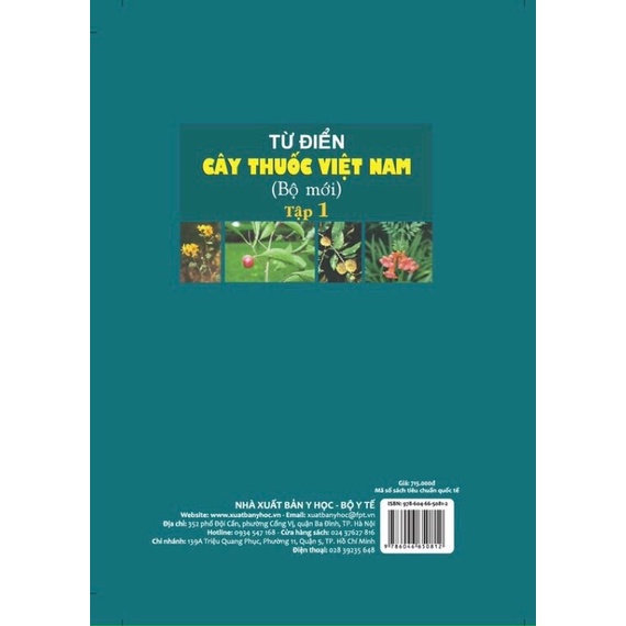 Sách - Từ điển Cây thuốc Việt Nam (Tập 1)