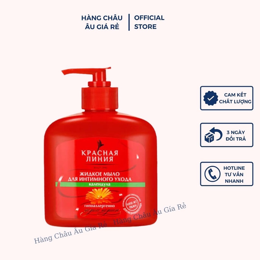 Dung Dịch Vệ Sinh Đỏ Calenduna, Dung Dịch Vệ Sinh Xuất Từ Hoa Cúc, Dung Tích 250ml