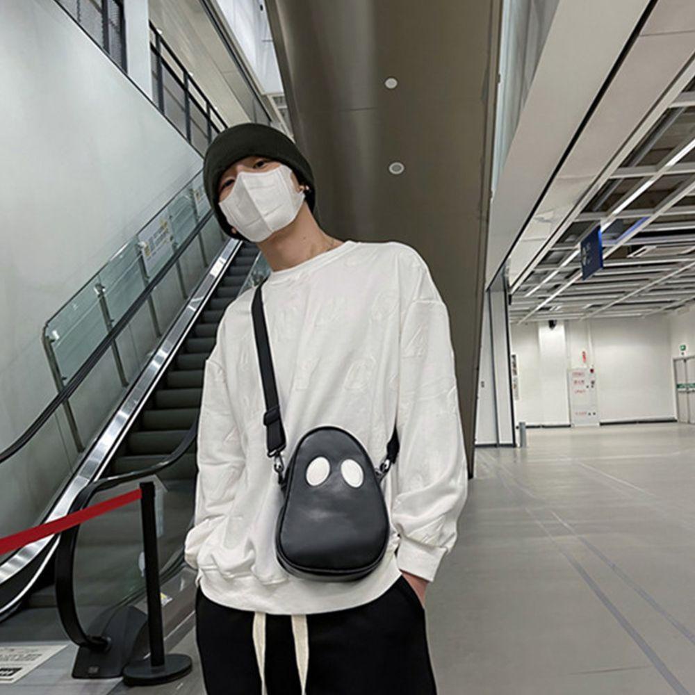 Túi xách đeo vai SKJK bằng vải canvas nhỏ nhắn dễ thương phong cách Hàn Quốc