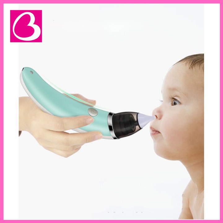 Máy hút mũi điện tử đầu mềm, kèm sạc pin tiện dụng cho bé