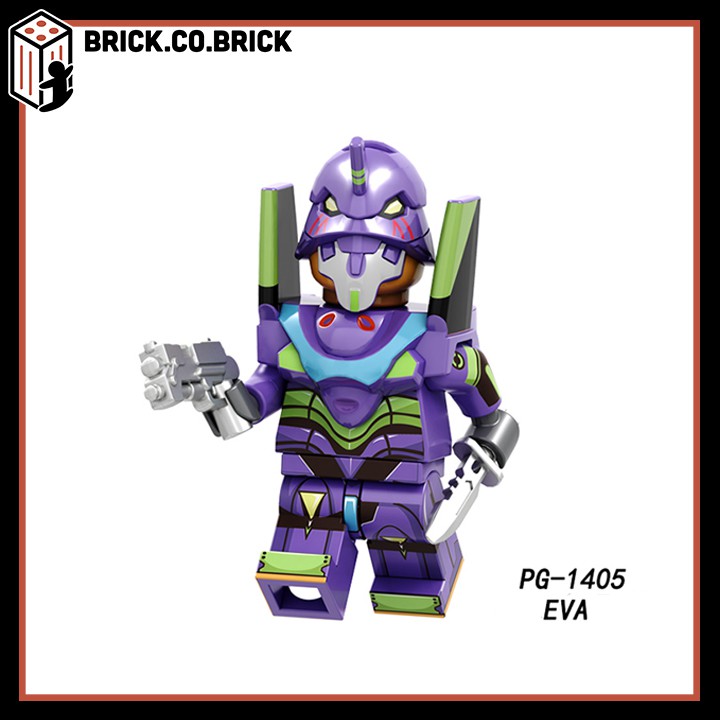 POGO 8237 - Các quái vật từ anime EVA Shin Seiki Evangelion Đồ chơi lắp ráp Mô hình Nhân vật