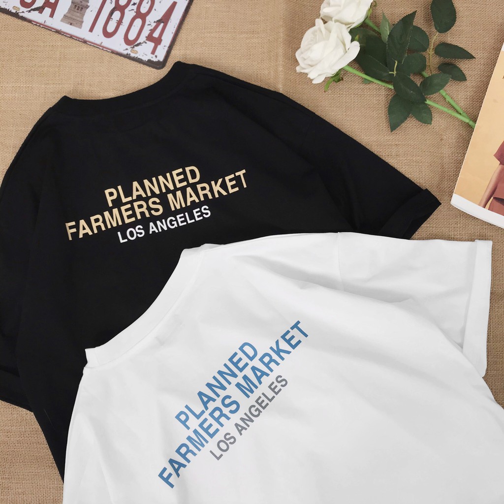 Áo thun tay lỡ Losangeles, Áo phông Unisex Jack Lane nam nữ dáng suông form rộng