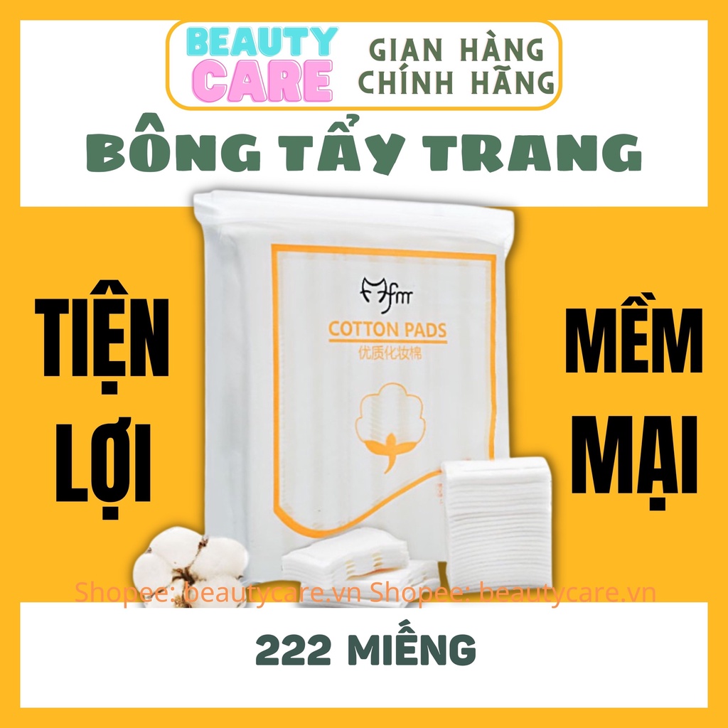 Bông Tẩy Trang Cotton Pads 3 Lớp Túi 222 Miếng – Hàng Nội Địa Trung