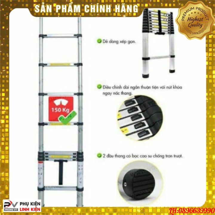 Thang nhôm đứng gia đình ANITA cao cấp an toàn tiện lợi