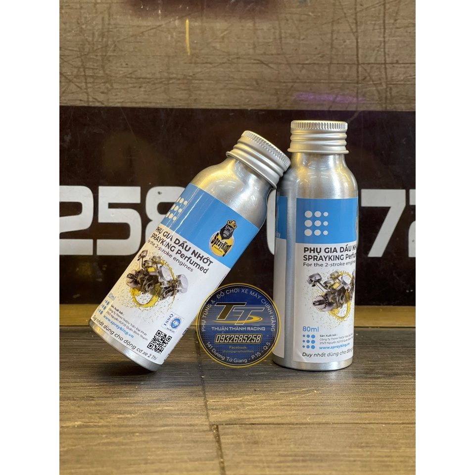 Phụ gia / Tinh dầu thơm 2 thì Spayking 80ml ( pha nhớt 2 Thì )