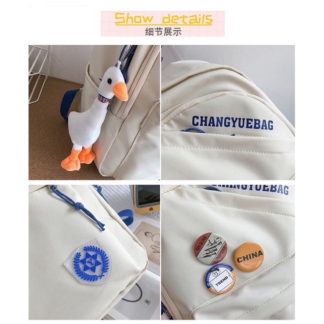 Balo đi học chữ CHANGYUEBAG