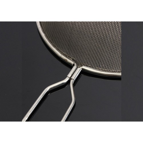 Ray lọc thực phẩm tròn inox có tai gác ,Loại 19 cm và 25 cm -  Lọc cặn Nước ép Lọc trà Rây cháo cho bé