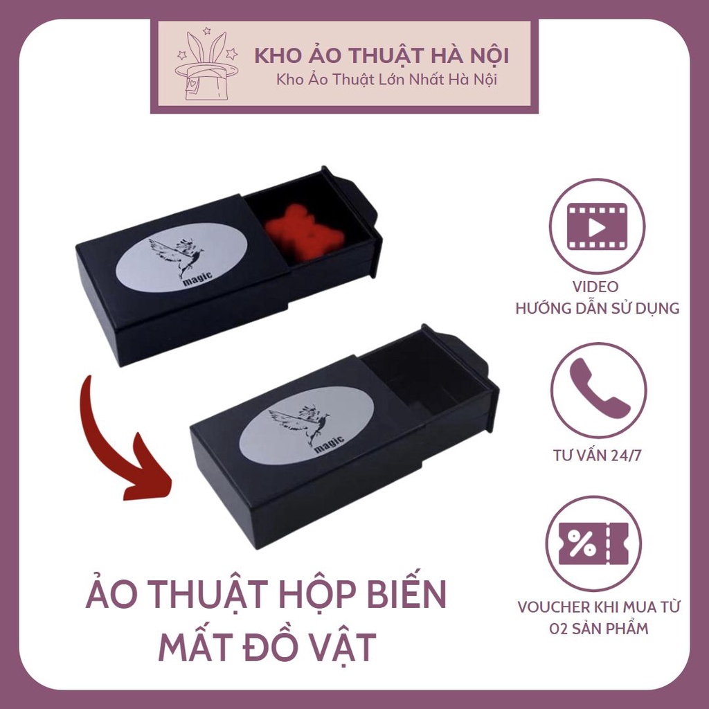 Ảo Thuật Chiếc Hộp Thần Kì, Biến Mất Và Xuất Hiện Đồ Vật, Double Magic Box, Đồ Chơi Sáng Tạo, Thông Minh, Trí Tuệ Cho Bé