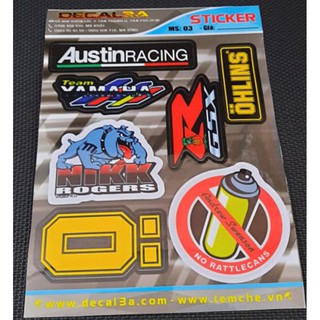Set Logo Dán Xe, Vali, Laptop (A)