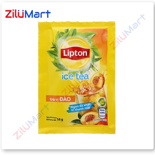 Trà Lipton Ice Tea vị đào (hộp 16 gói) loại 224g