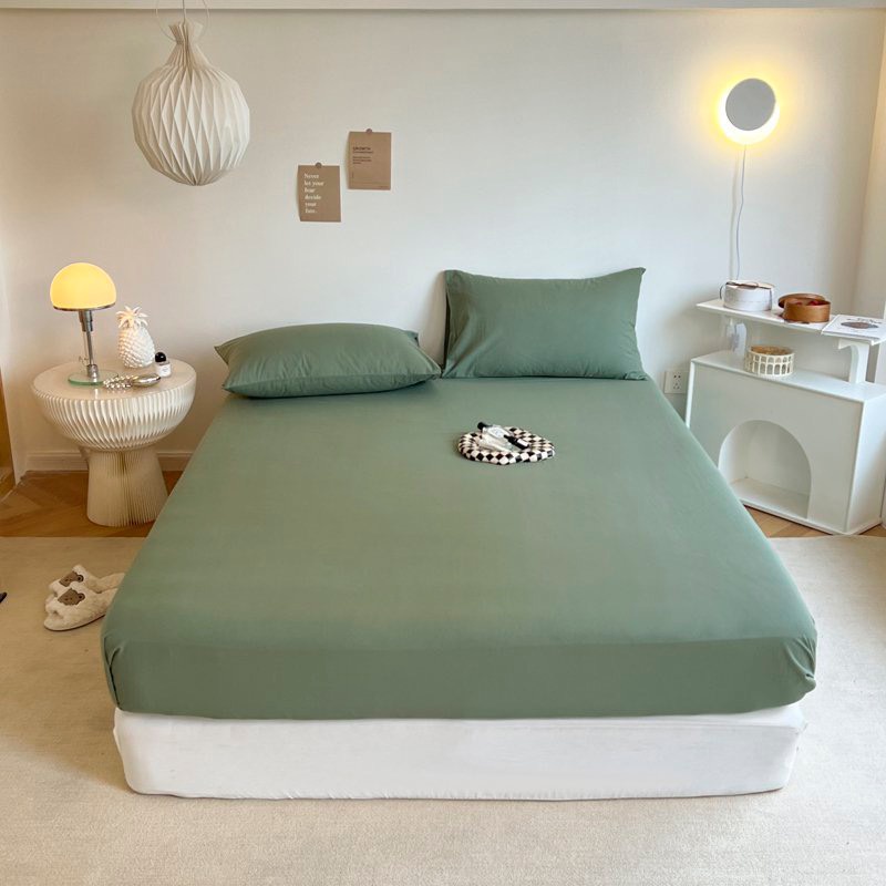 Ga giường và 2 vỏ gối nằm chất liệu TC, set ga gối không chăn đủ màu đủ size Suhali