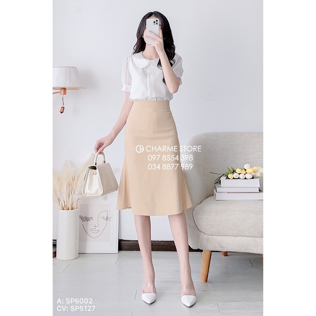 Chân váy nữ thiết kế Charme dáng xòe nhẹ nhàng 105127