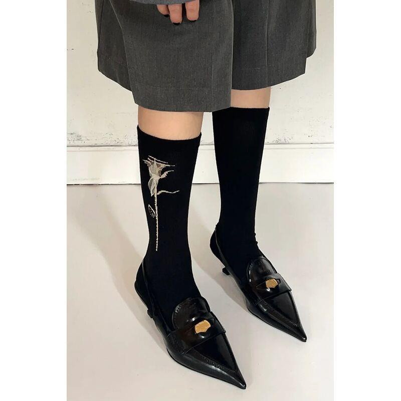 Giày Sandal Cao Gót Mũi Nhọn Thời Trang Pháp Dành Cho Nữ 2022