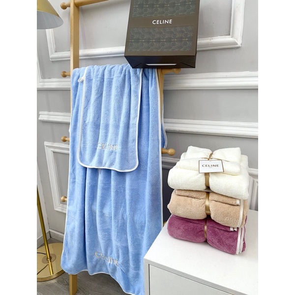 Set 2 khăn tắm thương hiệu cao cấp ( kèm rúi xách )