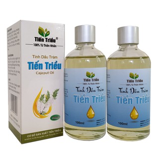 Bộ 2 chai Tinh dầu tràm Tiến Triều nguyên chất 100ml