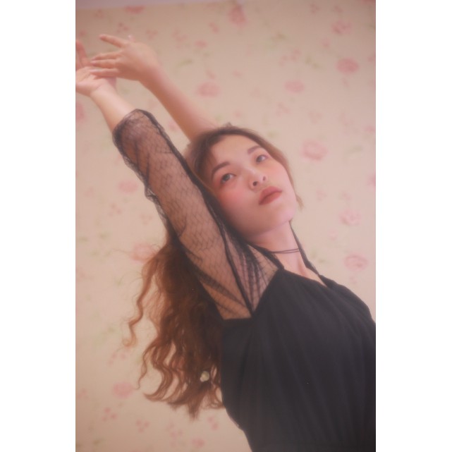 VÁY ĐI CHƠI CHẤM BI - LANA DRESS - VÁY TAY CHUN REN NHỆN ĐEN | BigBuy360 - bigbuy360.vn