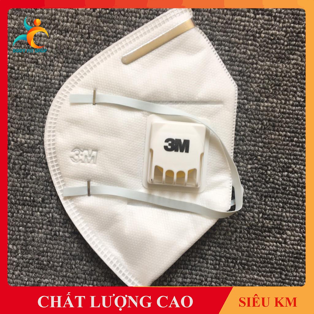Một cái khẩu *** trang 3M 9001V có van lọc khí. Ngăn bụi mịn. Đã được kiểm nghiệm chất lượng | BigBuy360 - bigbuy360.vn
