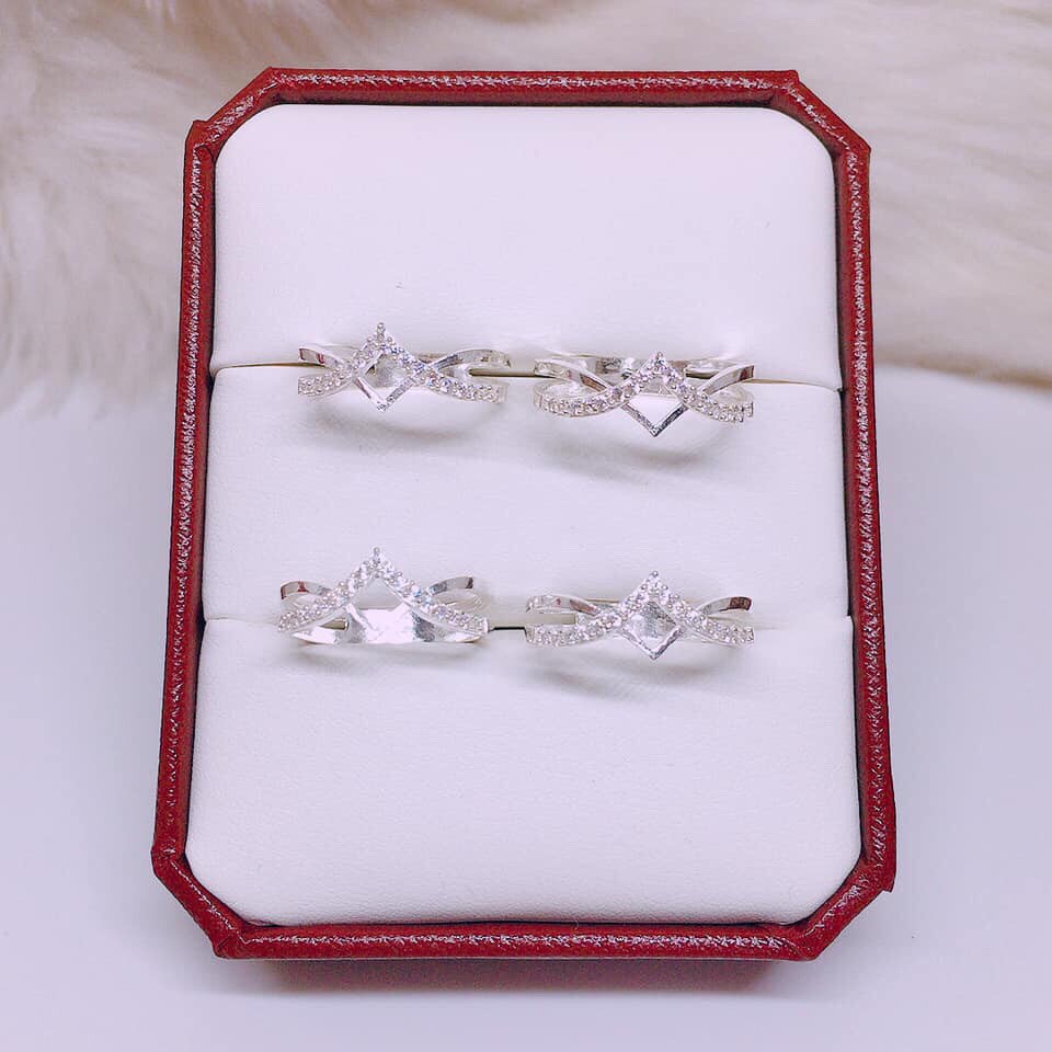 NHẪN NỮ BẠC TA KIỂU DÁNG MỚI LINH MIU SILVER