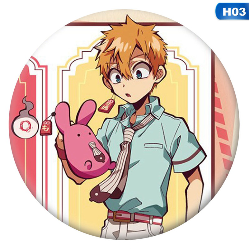 flowersqueen Ghim Cài Áo Hình Nhân Vật Nữ Anime Dễ Thương