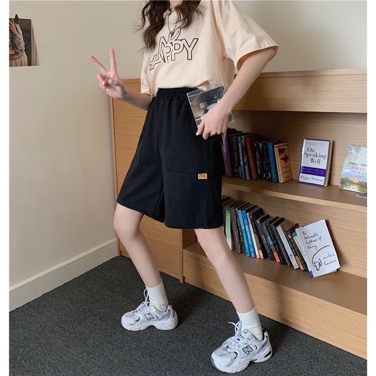 Quần short đùi unisex nam nữ,M7(08)quần đùi unisex nam nữ phong from rộng