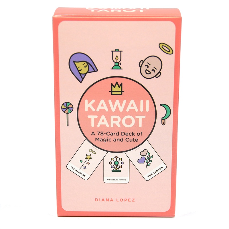 Bộ Bài Tarot 78 Lá Tiếng Anh Thiết Kế Dễ Thương