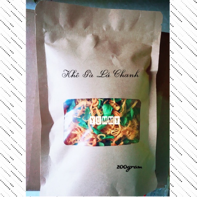 [ 2OO Gram ] Khô Gà Lá Chanh Xé Sợi