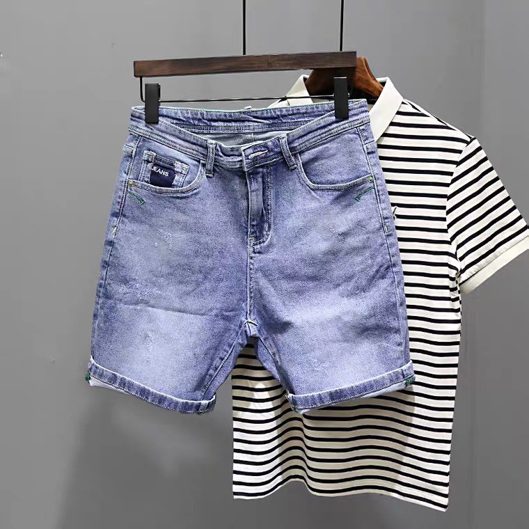 Quần Short , Quần Sọt Jean Nam Clend Fashion Chất Liệu Demin Co giãn Thoáng Mát Thời Trang Cao Cấp KV95