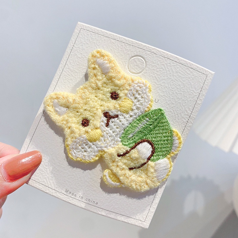Kẹp tóc thiết kế gấu/ thỏ hoạt hình đáng yêu dành cho nữ
