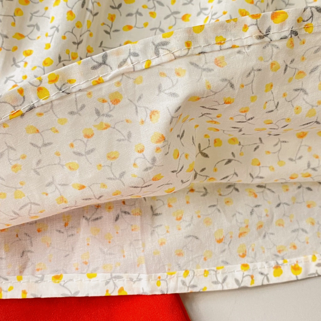 Set quần yếm kèm áo cổ sen tay ngắn cho bé gái 1 2 3 4 tuổi MINTSCLOSET Mint's Closet - YE5021