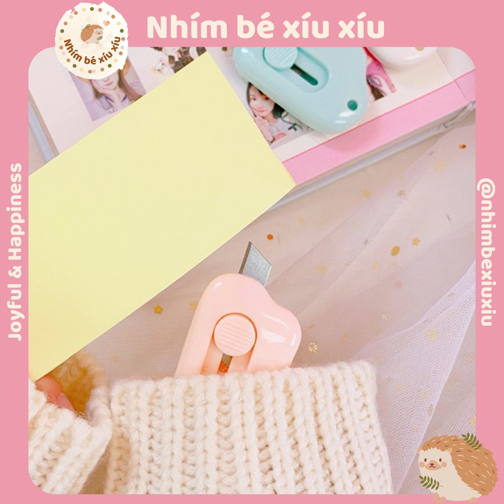 Dao rọc giấy hình đám mây mini siêu xinh nhimbexiuxiu TN16