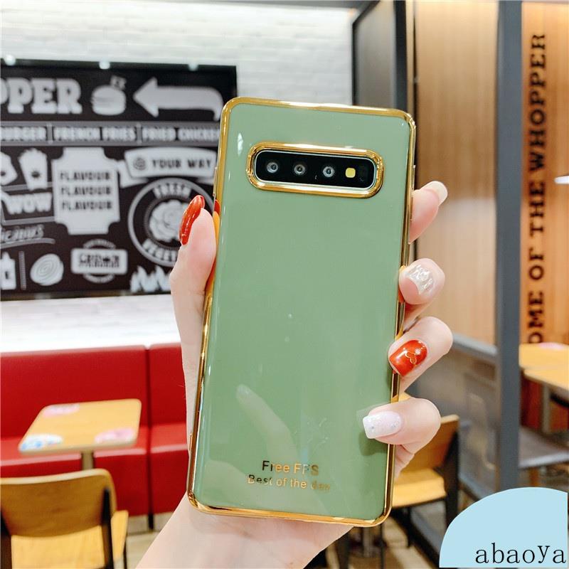 Ốp Lưng Samsung Viền Vuông Mạ Vàng Samsung A70E A71 A51 A70 A21s A50 A50s A30s A30 A20 A90 A80 A11 A31 A10