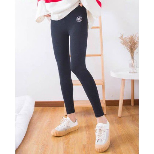 Quần Legging Nữ Lót Lông Sữa Hàng Cao Cấp Freesize Phong Cách Hàn Quốc 009