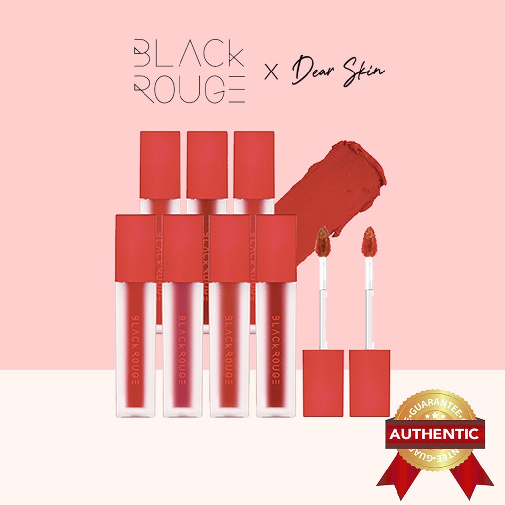 [Chính Hãng] Son Black Rouge Ver 1 Air Fit Velvet Tint - Son Black Rouge A6 A06 Black Ruoge