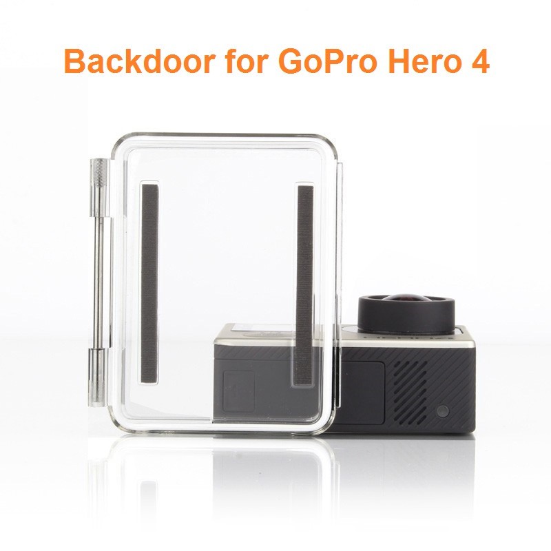 Vỏ bảo vệ cửa sau thay thế cho vỏ chống nước tiêu chuẩn GoPro 4