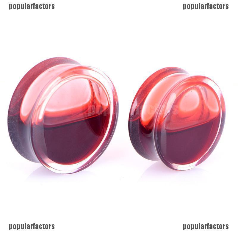 Bông Tai Trong Suốt Màu Trơn Độc Đáo