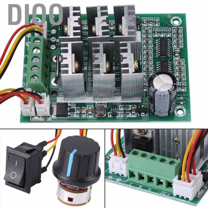 Công Tắc Điều Khiển Tốc Độ Động Cơ Không Chổi Than Dioo DC 5V-36V 15A 3 Pha
