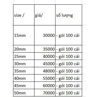 20 QUE NỐI tròn 2 LỖ 2 ĐẦU đủ size 2-3-3.5-4-5cm -NGUYÊN LIỆU LÀM HOA TAI/ KHUYÊN TAI/ BÔNG TAI