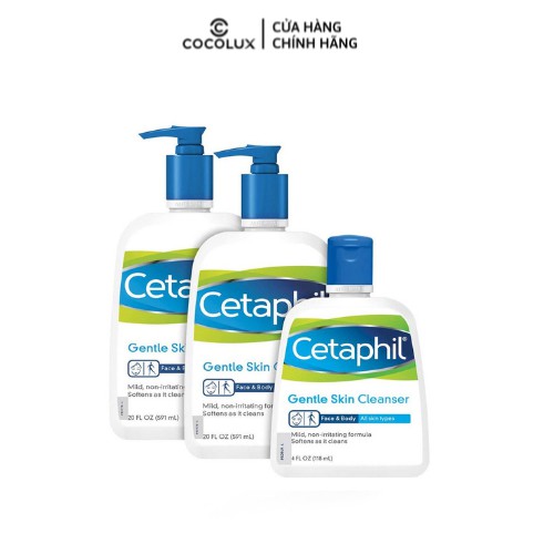 Sữa rửa mặt Cetaphil Gentle Skin Cleanser-[COCOLUX]