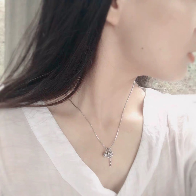 Charm treo Mặt Dây Kinh Luân Bạc S925