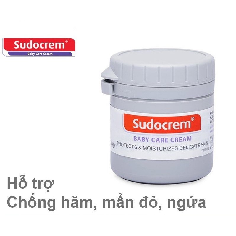 Kem hỗ trợ giảm hăm tã Sudocrem Baby Care Cream 60g